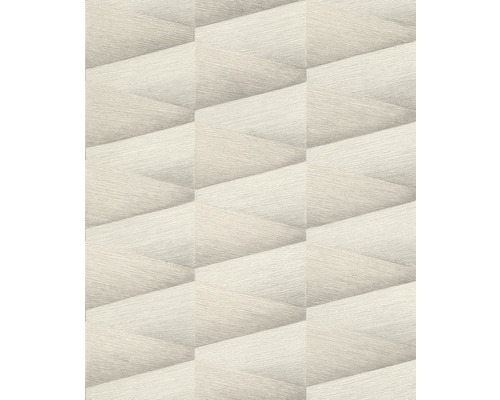 Papier peint intissé 554618 Composition géométrique beige gris