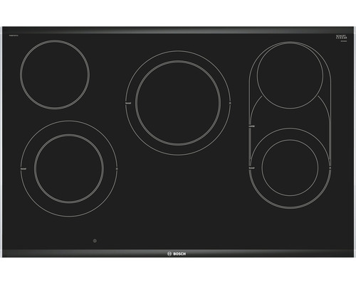 Table de cuisson Bosch avec cinq zones de cuisson