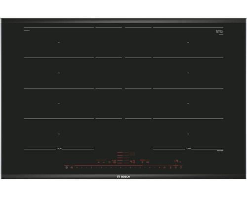 Plaque de cuisson à induction Bosch avec panneau de commande