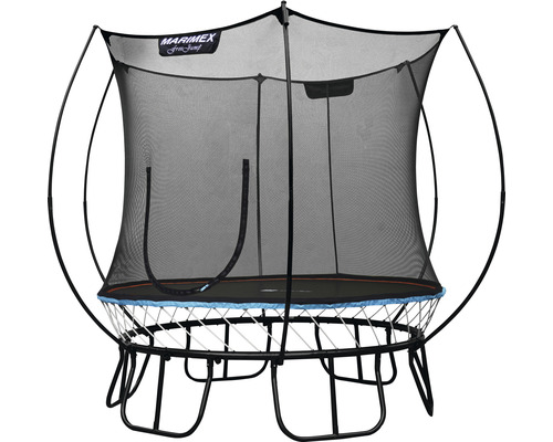 Trampoline Marimex FreeJump sans ressorts 244 cm avec filet de sécurité, échelle et kit d'ancrage