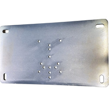 Metallmontageplatte mit Befestigungslöchern