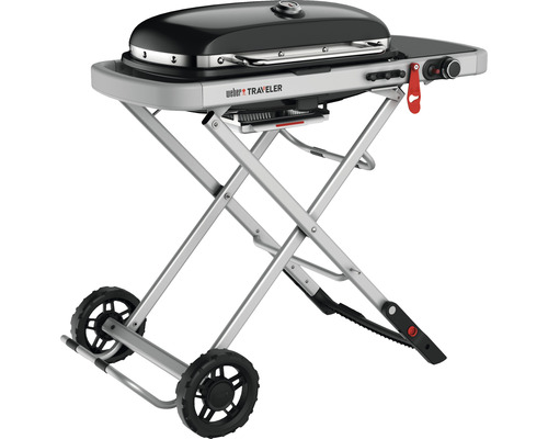 Weber Traveler Gasgrill mit Rollwagen