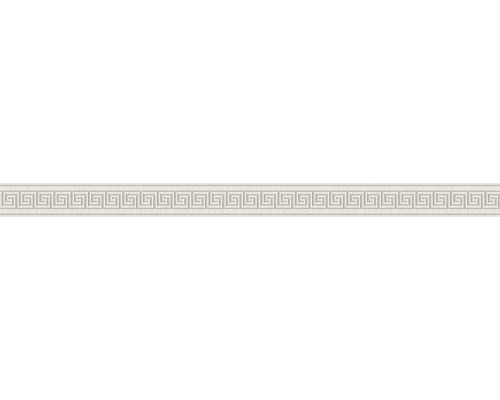 Frise autocollante 8668-51 Only Border géométrique blanc 5 m x 4 cm Profilé décoratif avec motif de méandre