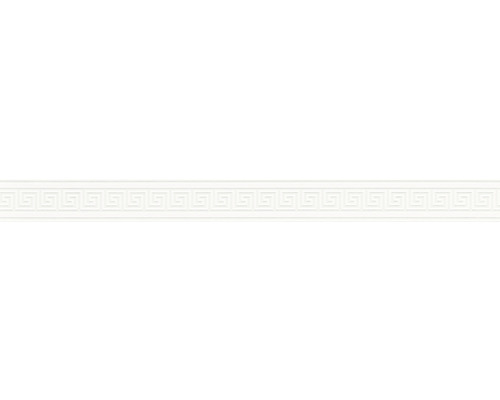 Frise autocollante 9360-31 Only Border géométrique blanc 5 m x 4 cm Profilé décoratif avec motif de méandre grec