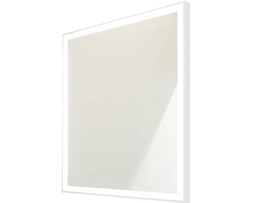 Miroir LED ALU 65 x 100 cm blanc