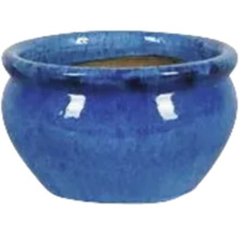 Blauer Blumentopf aus Keramik
