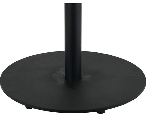 Pied de table en métal avec base ronde