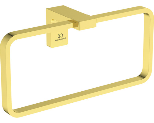 Anneau porte-serviettes Ideal Standard Conca Cube rigide brushed gold T4502A2