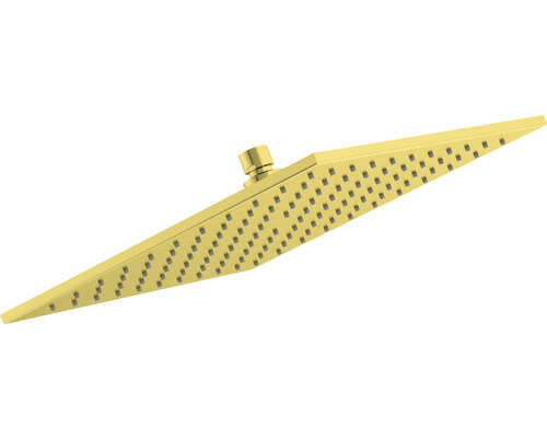 Pommeau de douche Ideal Standard Idealrain Atelier carré 300 x 300 mm brushed gold A5805A2