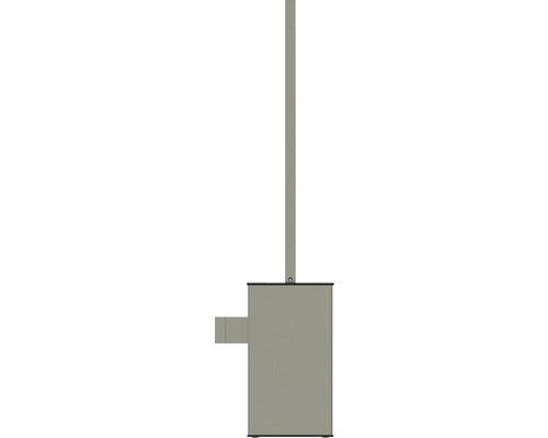 Poêle à bois avec raccord de tuyau de fumée