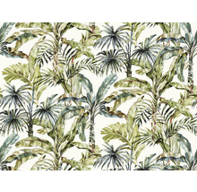 Papier peint avec motif de palmiers tropicaux