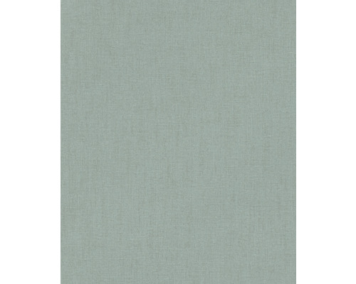 Papier peint intissé 484595 Florentine III uni lin bleu turquoise