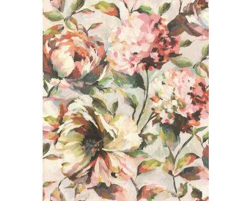 Papier peint intissé 485141 Florentine III Floral rose