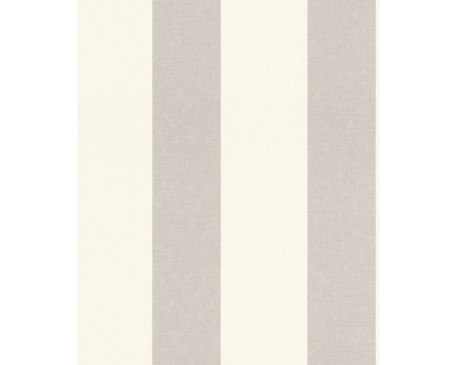 Papier peint intissé 485424 Florentine III rayures gris Papier peint à rayures