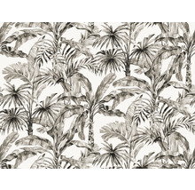 Fototapete Vlies 485806 Florentine III Palmen schwarz weiß 8-tlg. 300 x 400 cm