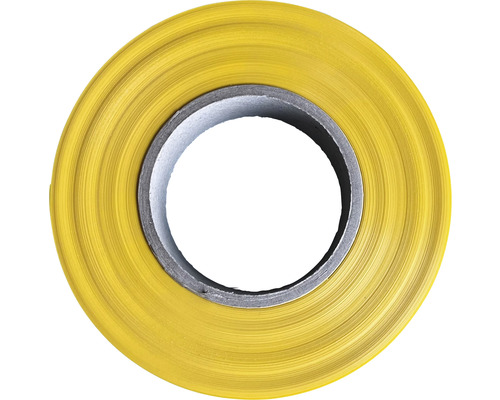 Ruban de signalisation jaune sur rouleau