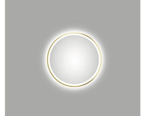 Miroir rond avec éclairage