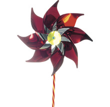 Girouette avec pales de rotor en forme de fleur sur une tige