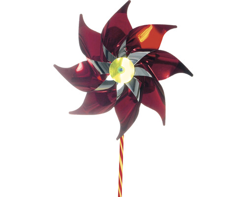 Girouette avec pales de rotor en forme de fleur sur une tige