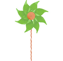 Moulin à vent avec huit pales et une tige rayée