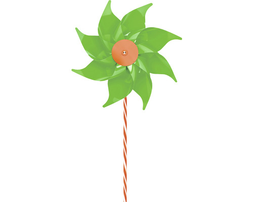 Moulin à vent avec huit pales et une tige rayée