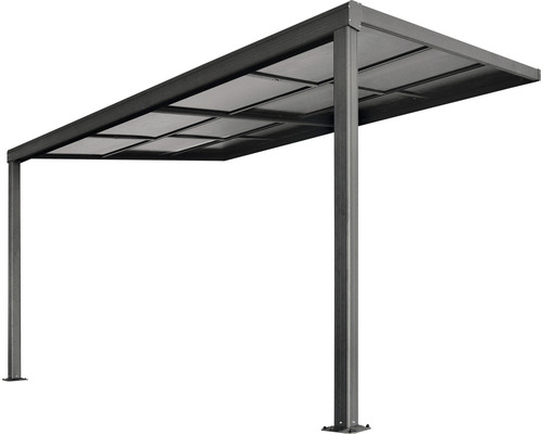 Freistehendes Carport mit Stahlrahmen und Dachpaneelen