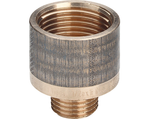 Réduction viega 3242 1/2"FE x 3/4"FI bronze rouge 320423