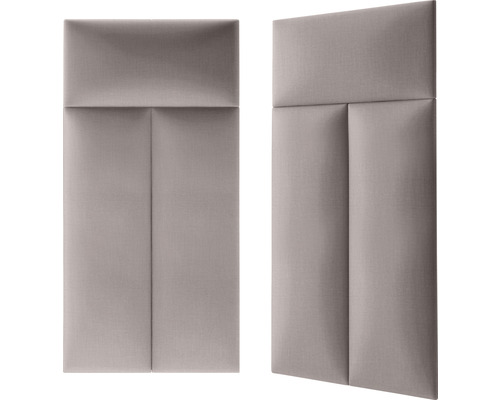 Zwei gepolsterte Wandpaneele für das Schlafzimmer