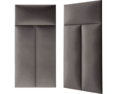 Deux panneaux acoustiques recouverts de tissu