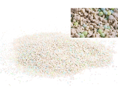 Litière pour chat en minéral avec perles parfumées