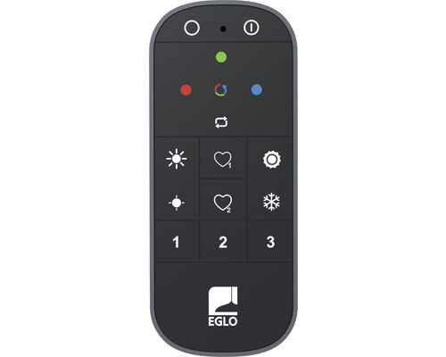 Télécommande Eglo Crosslink zigbee Bluetooth changement de couleur RGB CCT tons de blanc réglables 31753 - compatible avec SMART HOME by hornbach