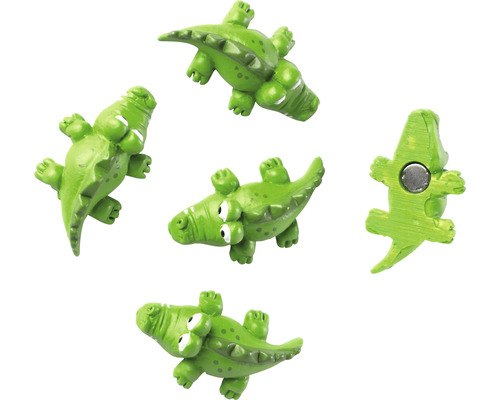 Magnete Krokodil 5er Set grün