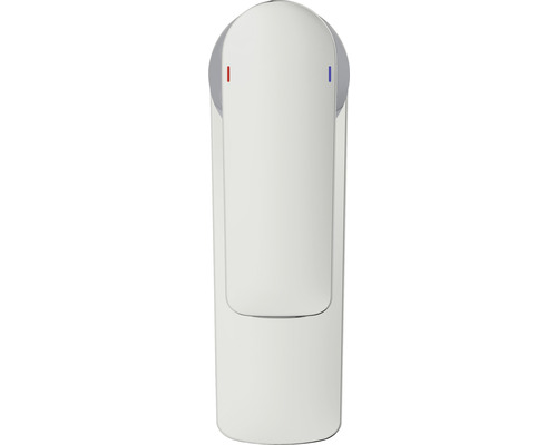 Wasserhahn mit Markierungen für kaltes und warmes Wasser