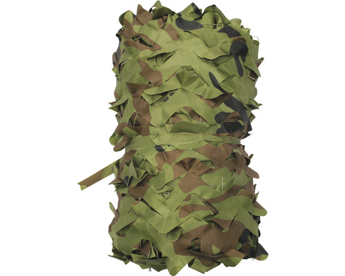 Bâche de filet de camouflage roulée avec motif de camouflage