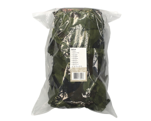 Bâche de filet de camouflage emballée, 2x3 mètres, pour camouflage