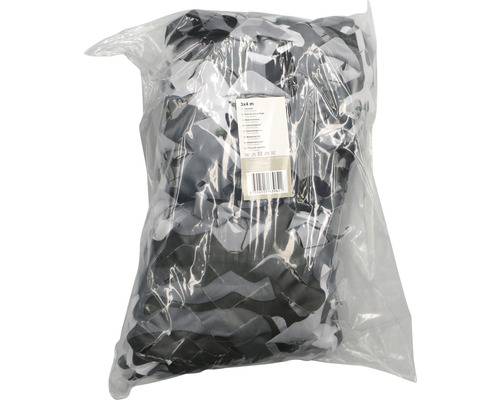 Filet de camouflage emballé de dimensions 3x4 mètres