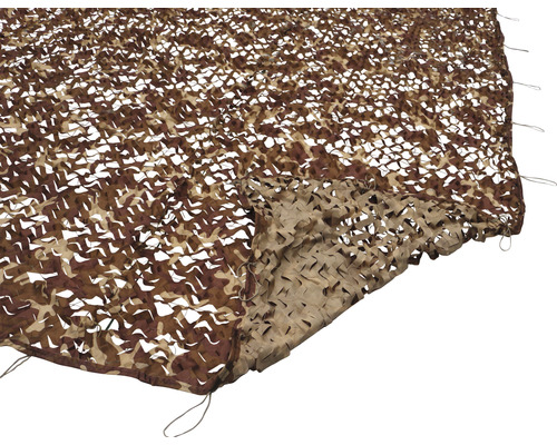 Filet de camouflage avec différentes couleurs marron