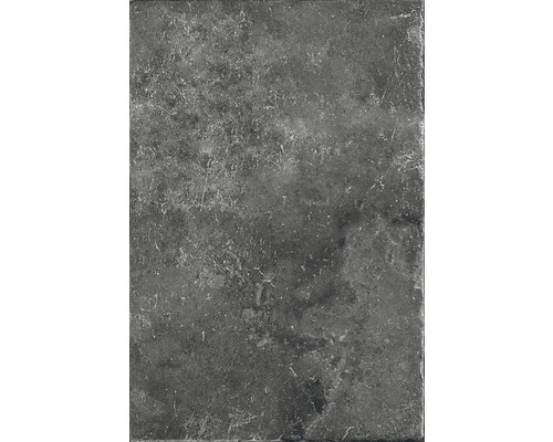 Feinsteinzeug Terrassenplatte Antiquus Carbonio nicht rektifizierte Kante 61,4 cm x 40,8 cm x 2 cm Fliesenmuster in Steinoptik