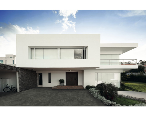 Feinsteinzeug Terrassenplatte Modern Concrete anthrazit rektifizierte Kante 100 x 100 x 2 cm