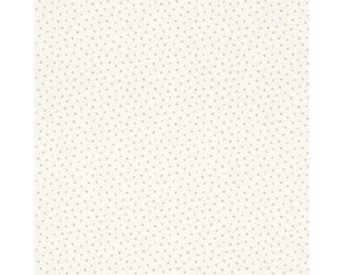 Papier peint intissé 253030 Bambino XIX points gris blanc Papier peint à motif à pois