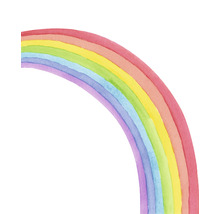 Illustration eines Regenbogens