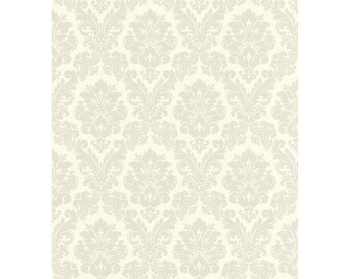 Papier peint intissé 570519 Trianon XIII ornement blanc Papier peint à motif floral