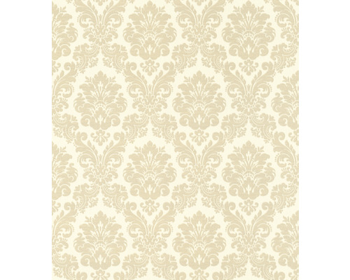 Papier peint intissé 570526 Trianon XIII ornement crème Papier peint avec motif floral classique