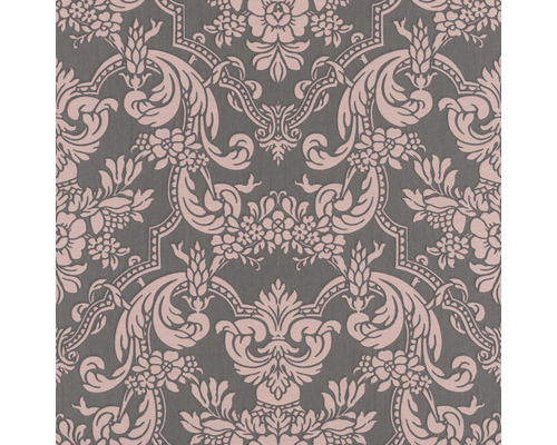 Papier peint intissé 570649 Trianon XIII ornement rose Papier peint avec motif floral de vigne