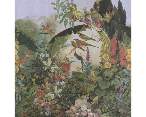 Papier peint panoramique intissé 561319 Barbara Home Collection 3 Botanic vert 6 parties 300 x 300 cm