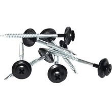 Mehrere Bohrschrauben mit Dichtscheibe