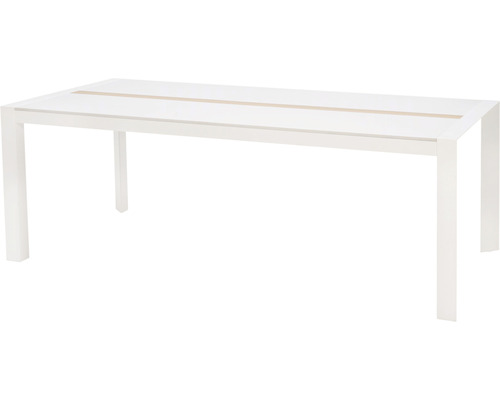 Table de salle à manger blanche en bois