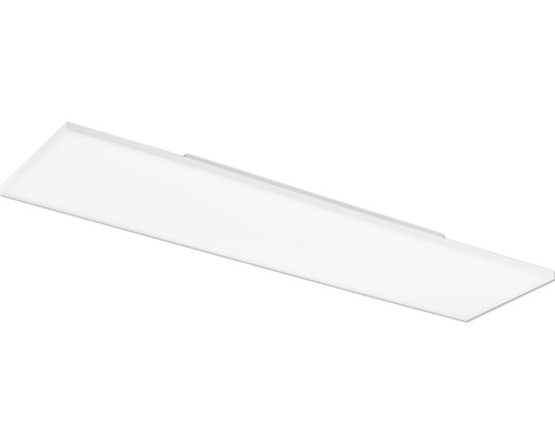 Plafonnier LED Smart Light zigbee Bluetooth 10,6W 4000 lm CCT tons de blanc réglables + changement de couleur RVB 1200x300 mm blanc - Compatible avec SMART HOME by hornbach