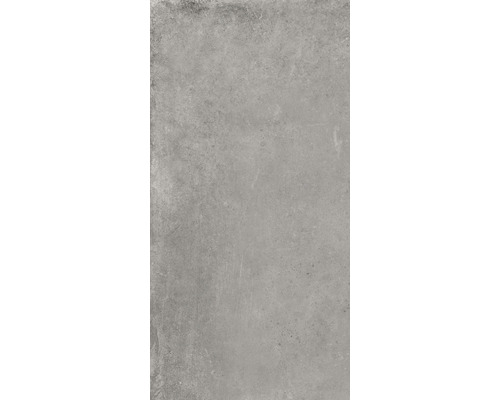 Carrelage sol et mur en grès cérame fin Cortina grey 60 x 120 cm