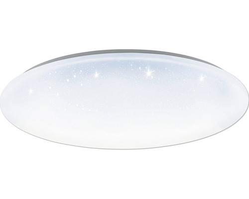 Plafonnier LED Smart Light zigbee Bluetooth 11,2W 4960 lm CCT hxØ 70x530 mm blanc avec effet cristal - Compatible SMART HOME by hornbach